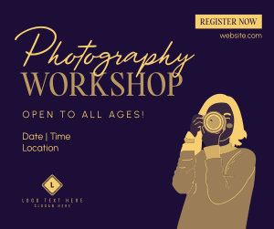 Photography Workshop for All Facebook post Image Preview