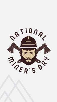 National Miner's Day Facebook Story Design