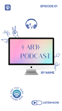 Art Podcast Episode Instagram story Image Preview