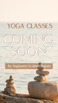 Yoga Classes Coming YouTube short Image Preview