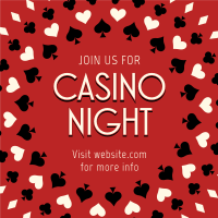 Casino Night Instagram Post Design