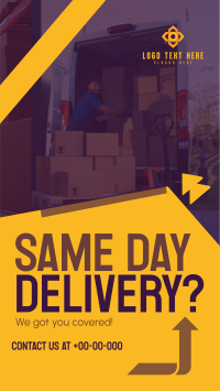 Reliable Delivery Courier Facebook story Image Preview