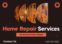 Repair Services Postcard Image Preview