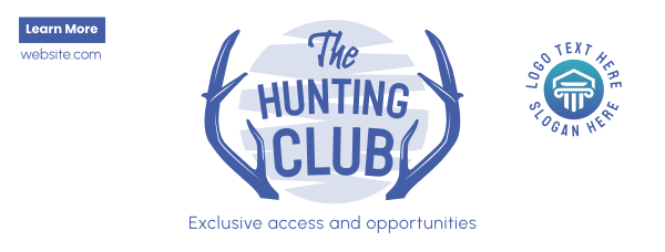 The Hunting Club Facebook Cover Design Image Preview