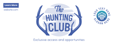 The Hunting Club Facebook cover Image Preview