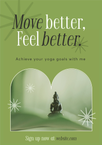 Sign up Yoga Studio  Poster Image Preview