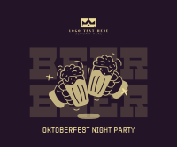 Oktoberfest Night Party Facebook post Image Preview