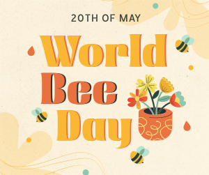 Happy Bee Day Facebook post Image Preview