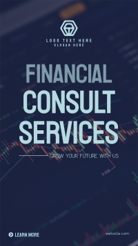Simple Financial Services Facebook Story Design