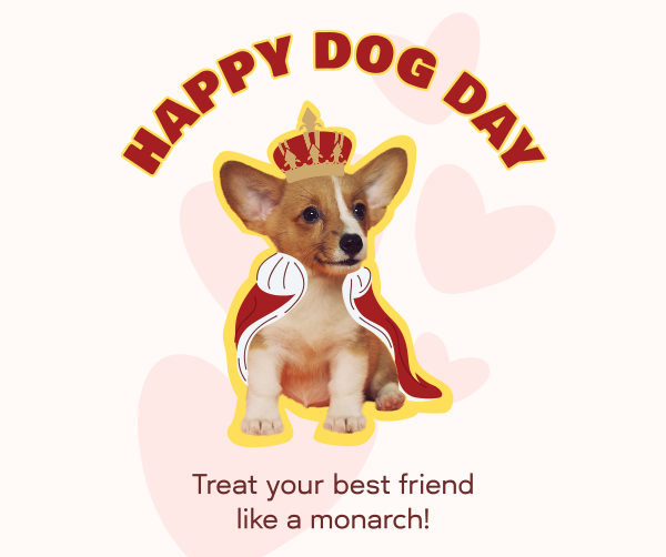 Dog Day Royalty Facebook Post Design Image Preview