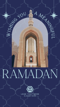 Greeting Ramadan Arch Instagram reel Image Preview