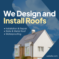 Install Roofing Needs Instagram post Image Preview