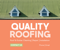 Trusted Quality Roofing Facebook Post Design