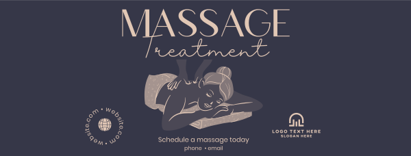 Best Massage Treatment Facebook Cover Design Image Preview