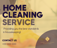 Bubble Cleaning Service Facebook Post Design