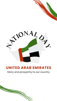 National UAE Flag Instagram story Image Preview