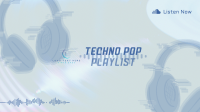 Techno Pop Music YouTube cover (channel art) Image Preview