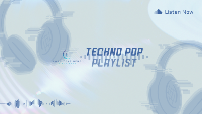 Techno Pop Music YouTube Banner Image Preview