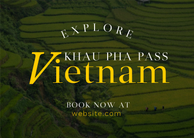 Vietnam Travel Tours Postcard Image Preview