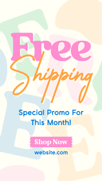 Special Shipping Promo TikTok video Image Preview