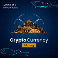 Crypto Mining Instagram post Image Preview