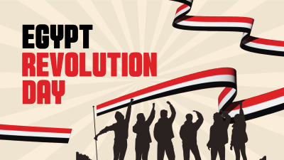 Celebrate Egypt Revolution Day Facebook event cover Image Preview