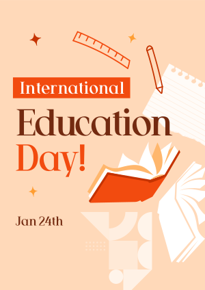 International Education Day Flyer Image Preview