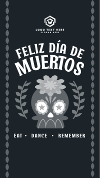 Dia de los Muertos Greeting Instagram Reel Preview