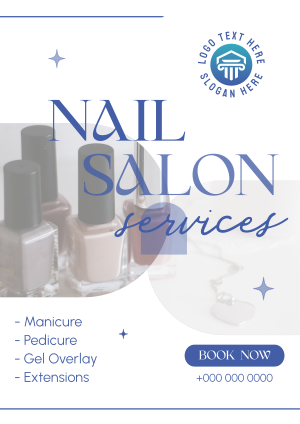 Fancy Nail Service Flyer Image Preview