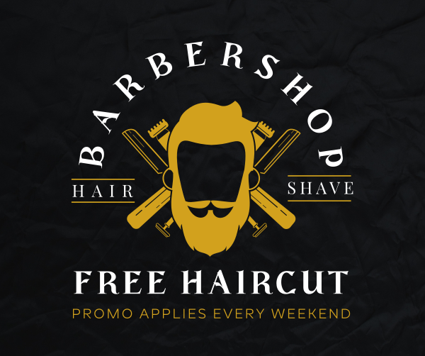 Haircut Promo Facebook Post Design Image Preview
