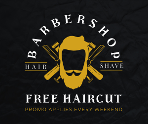 Haircut Promo Facebook post