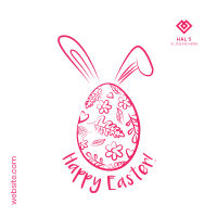 Egg Bunny Instagram Post Image Preview