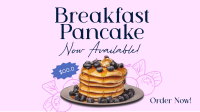 Breakfast Blueberry Pancake Animation Image Preview