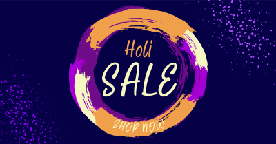 Holi Powder Explosion Sale Facebook ad Image Preview