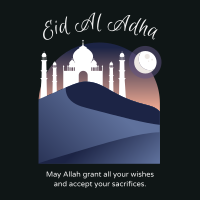 Eid Desert Mosque Linkedin Post Image Preview