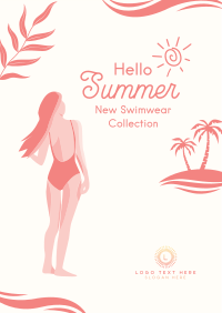 Hello Summer Scenery Flyer Image Preview