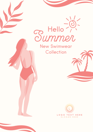 Hello Summer Scenery Flyer Image Preview