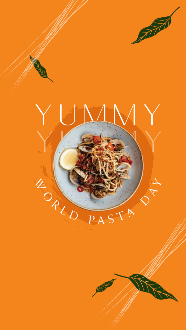 Pasta Gourmet Instagram Story Design Image Preview