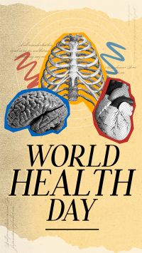 Vintage World Health Day TikTok video Image Preview