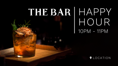 The Bar Facebook event cover Image Preview