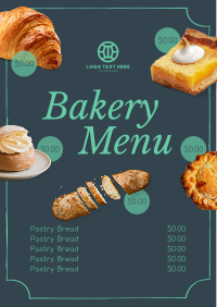 Bakery Price List Menu Preview