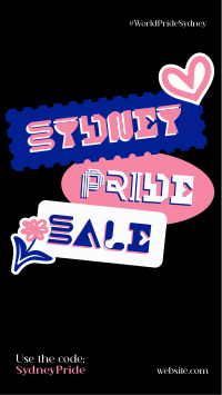 Sydney Pride Stickers Instagram story Image Preview