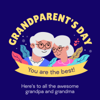 Grandparent's Day Instagram post | BrandCrowd Instagram post Maker