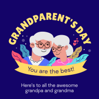 Grandparent's Day Instagram Post Design