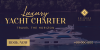 Luxury Yacht Charter Twitter post Image Preview