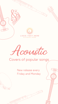 Acoustic Music Covers Instagram story Image Preview