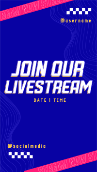 Stream Live Game Facebook Story Design