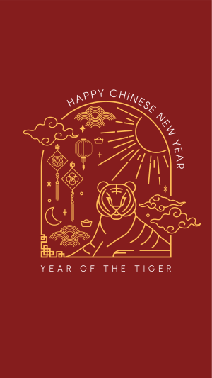 Year of the Tiger Instagram story Image Preview