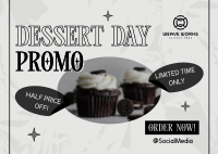 Contemporary Dessert Promo Postcard Image Preview