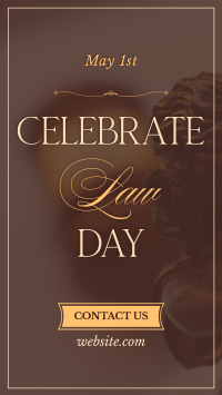 Celebrate Law Day Facebook Story Design
